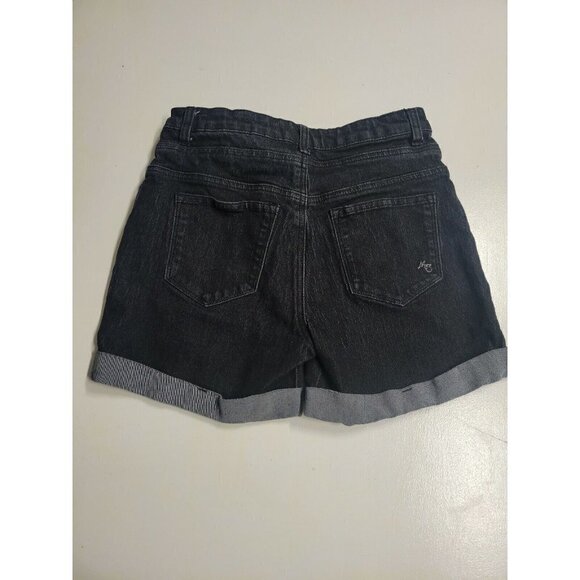Modcloth High Waisted Button Front Karaoke Seamstress Shorts Cuffed size 8 - Picture 2 of 7